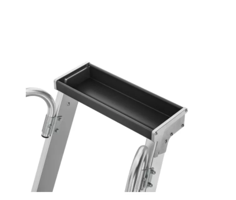 Ladder mobile platforms Master P80 / aluminum / 7 steps