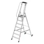 Ladder mobile platforms Master P80 / aluminum / 7 steps