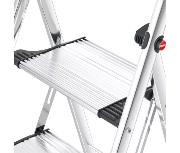 Sulankstomas laiptelinis suoliukas MK100 TopLine / aliuminis / 2 pakopos
