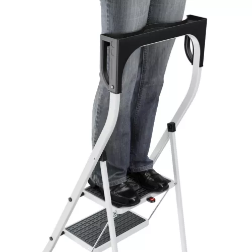 Kokkupandav astmepink K75 StandardLine / alumiinium / 2 astet, turvakäepide 