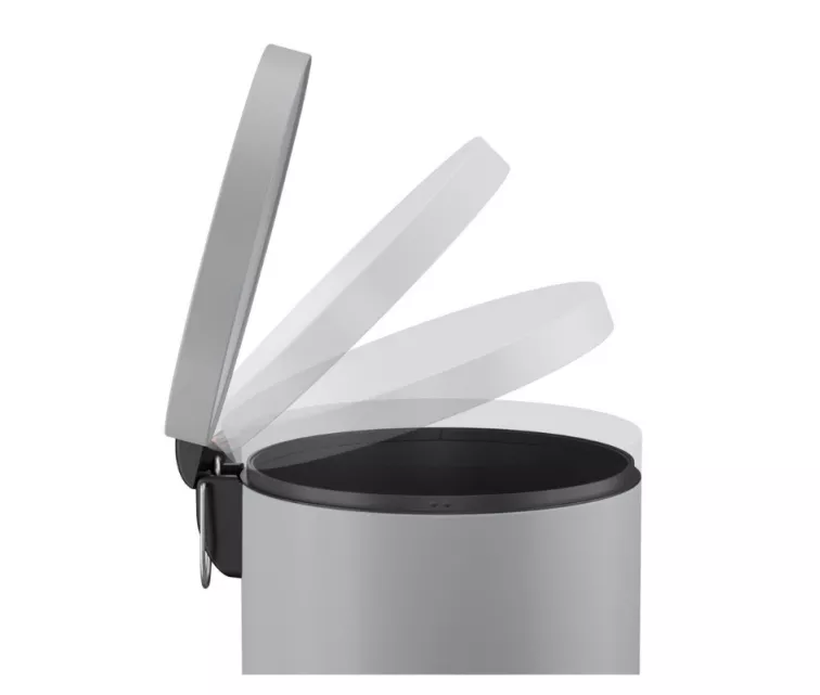 Šiukšliadėžė su pedalu Selekta L / 30L / matinė pilka