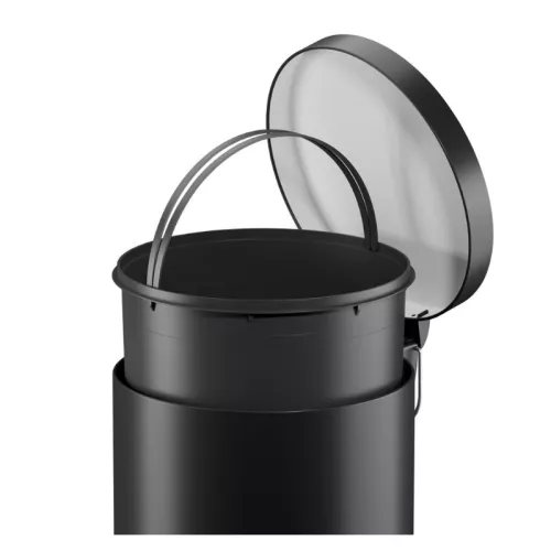 Atkritumu tvertne ar pedāli Selekta L / 30L / matēti melna