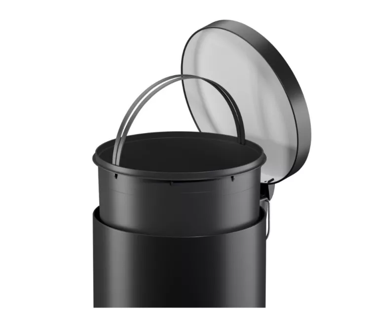 Šiukšliadėžė su pedalu Selekta L / 30L / matinė juoda