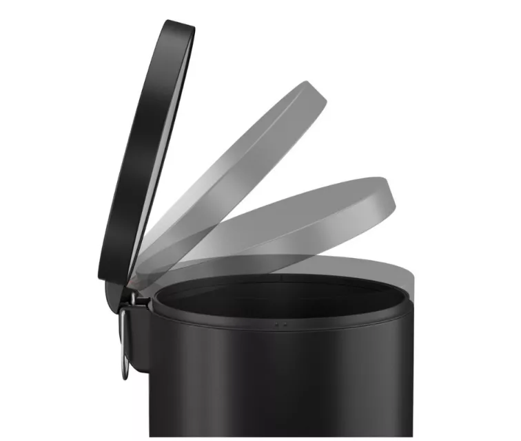 Šiukšliadėžė su pedalu Selekta L / 30L / matinė juoda