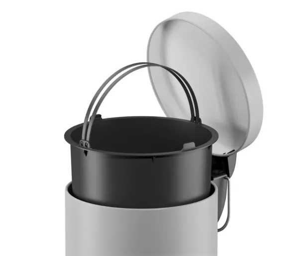 Контейнер с педалью Selekta S/5L/матовый серый