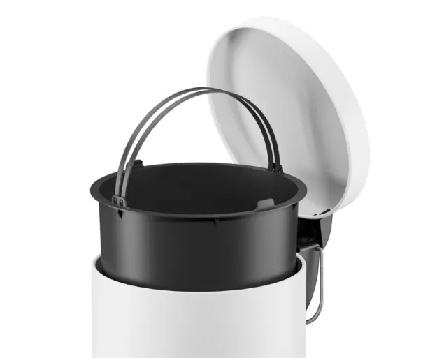 Контейнер с педалью Selekta S/5L/белый матовый