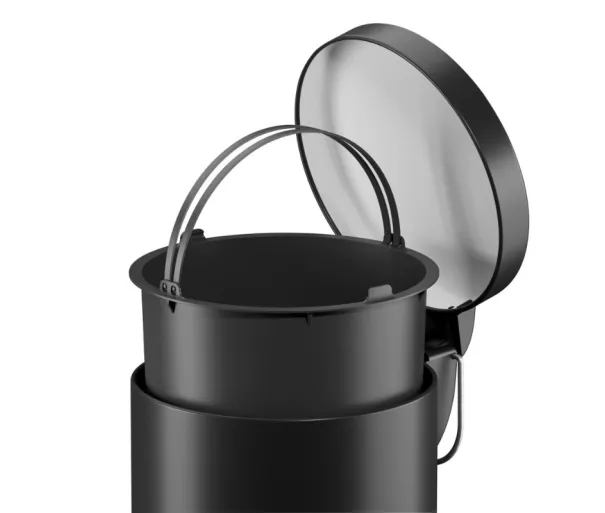 Pedaaliga prügikast Selekta S / 5L / matt must