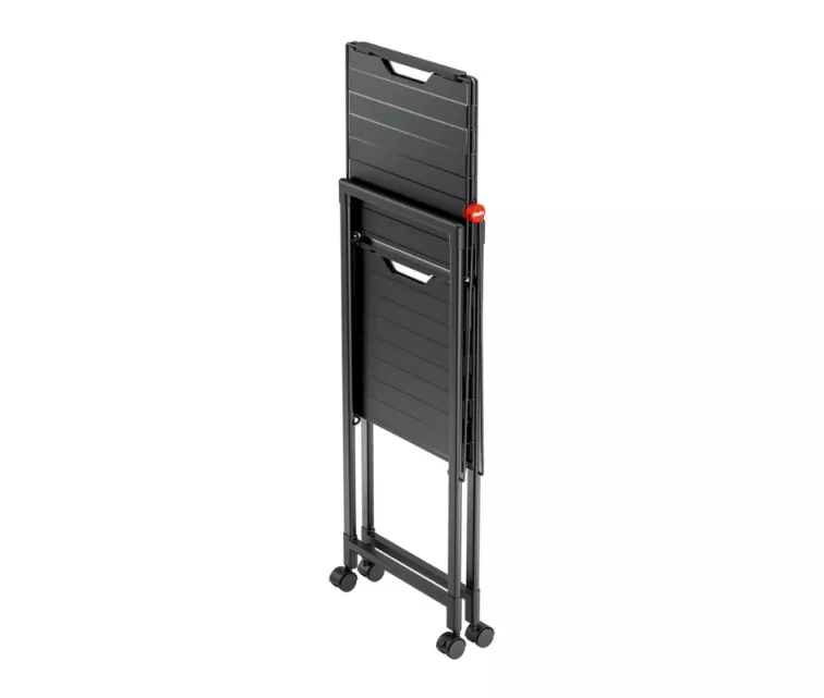 Folding shelf on wheels Quickboard / black