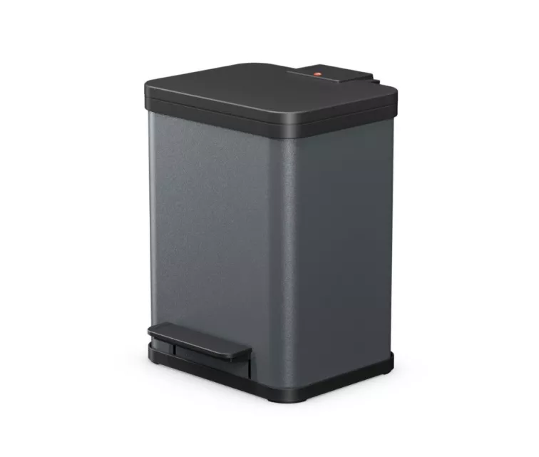 Pedal bin Öko uno Plus M / 17L / dark grey