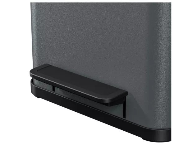Waste sorting bin with pedal Öko duo Plus M / 2x9L / dark gray