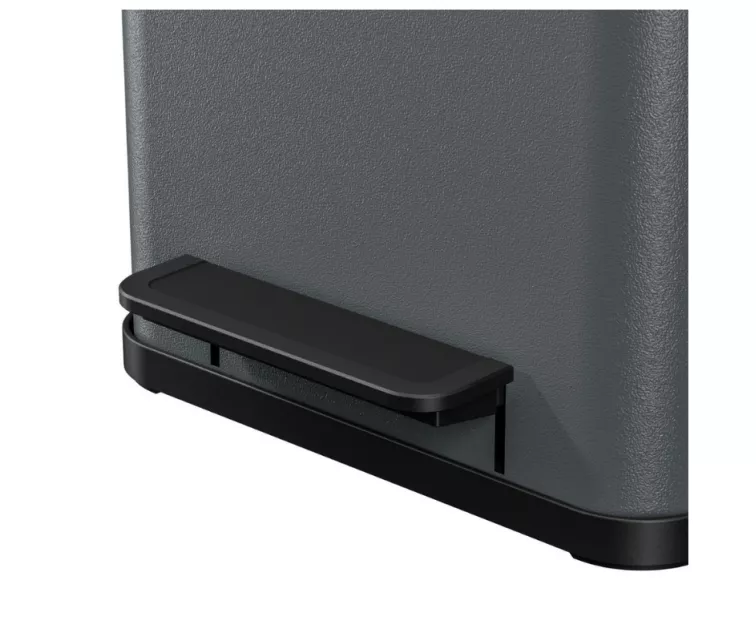 Atkritumu šķirošanas tvertne ar pedāli Öko duo Plus M / 2x9L / tumši pelēka