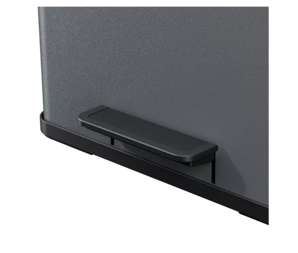 Waste sorting bin with pedal Öko trio Plus L / 3x9L / dark gray