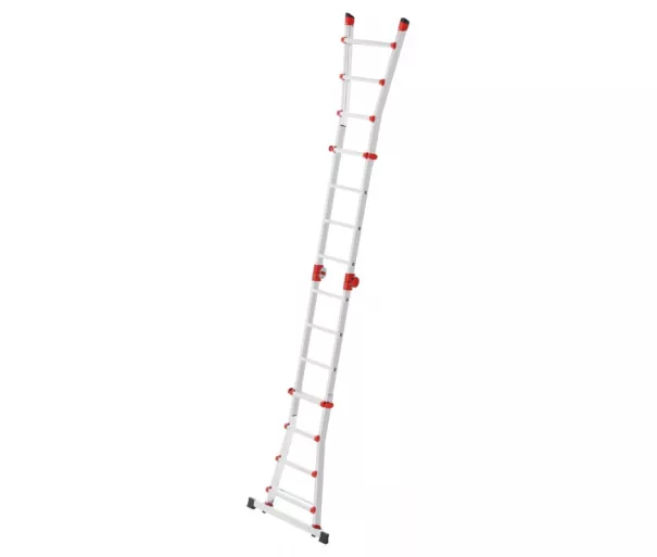 Multifunktsionaalne redel M80, alumiinium, 4x4 astet
