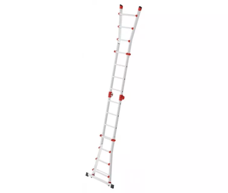 Многофункциональная лестница M80 / алюминий/ 4x4 ступени