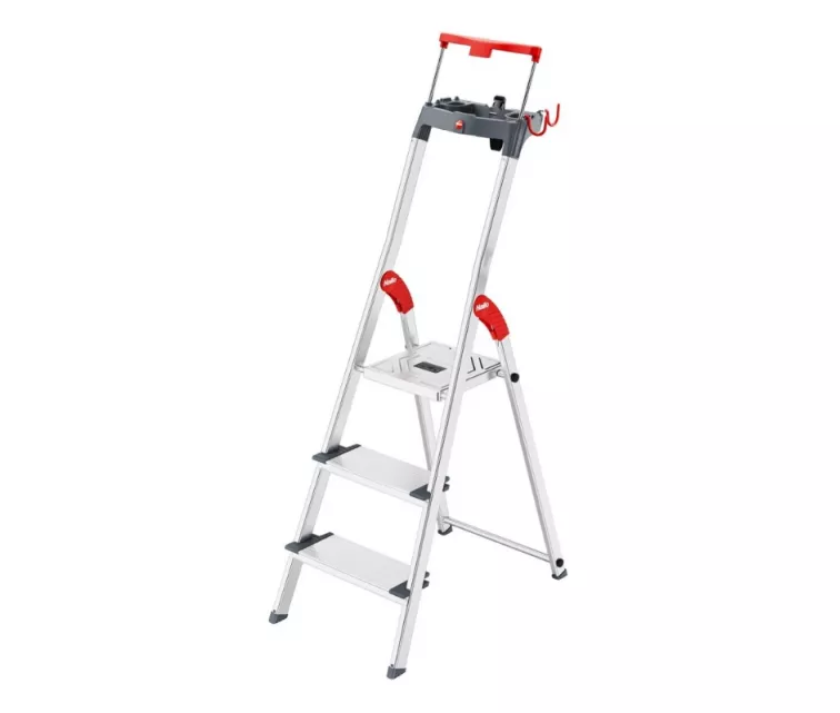 Buitinės kopėčios L84 ComfortLine / aliuminio / 3 pakopų