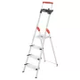 Household ladder L85 ComfortLine / aluminum / 4 steps
