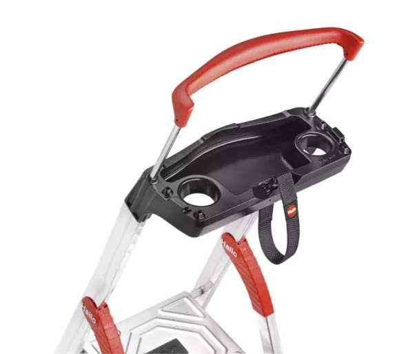 Household ladder L85 ComfortLine / aluminum / 4 steps