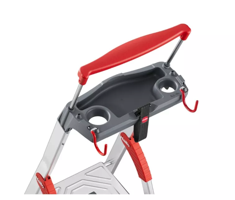 Household ladder L84 ComfortLine / aluminum / 6 steps