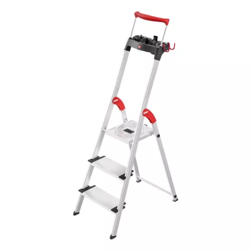 Kāpnes mājsaimniecības L95 TopLine / alumīnija / 3 pakāpieni