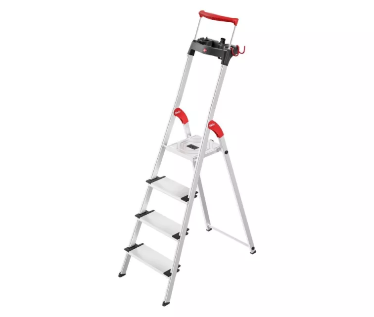 Kāpnes mājsaimniecības L95 TopLine / alumīnija / 4 pakāpieni