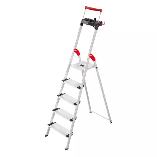 Kāpnes mājsaimniecības L95 TopLine / alumīnija / 5 pakāpieni