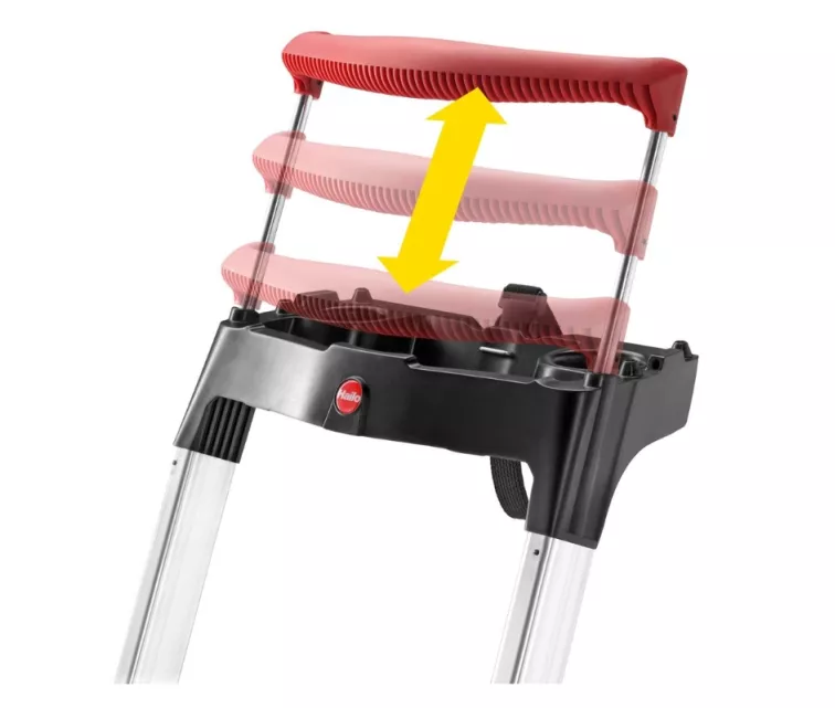 Kāpnes mājsaimniecības L95 TopLine / alumīnija / 6 pakāpieni