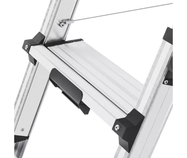 Телескопическая лестница Master DTL100 / алюминиевая / ступени 2x4 - 2x6