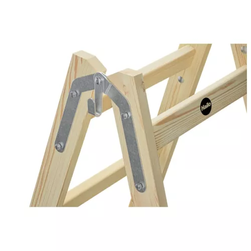 Double-sided ladder H40 StandardLine / wooden / 2x5 steps