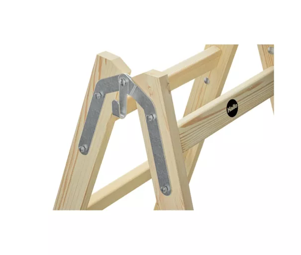 Двусторонняя лестница H40 StandardLine / деревянная / 2x5 ступеней