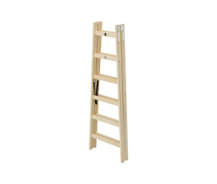 Kahepoolne redel H40 StandardLine / puidust / 2x6 astet