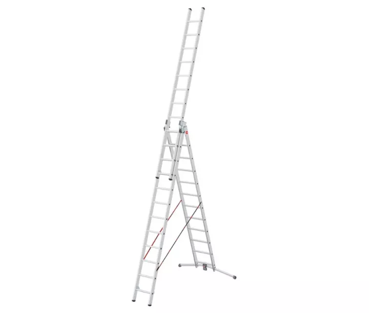 Комбинированная лестница S98 ProfiLOT / алюминиевая / 3 ступени по 12 дюймов