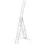 Комбинированная лестница S98 ProfiLOT / алюминиевая / 3 ступени по 12 дюймов