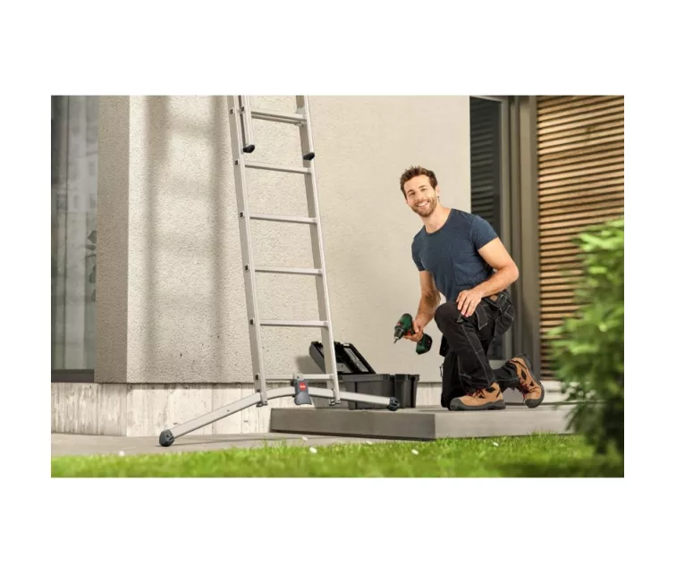 Комбинированная лестница S98 ProfiLOT / алюминиевая / 3 ступени по 12 дюймов