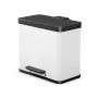 Мусорный контейнер с педалью Eco duo LL / 2x14 л / белый