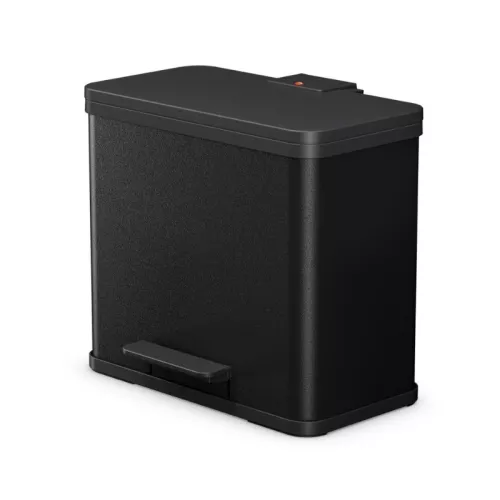 Мусорный контейнер с педалью Eco duo L / 2x14 л / черный