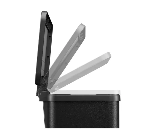 Waste sorting bin with pedal Eco duo L / 2x14L / black