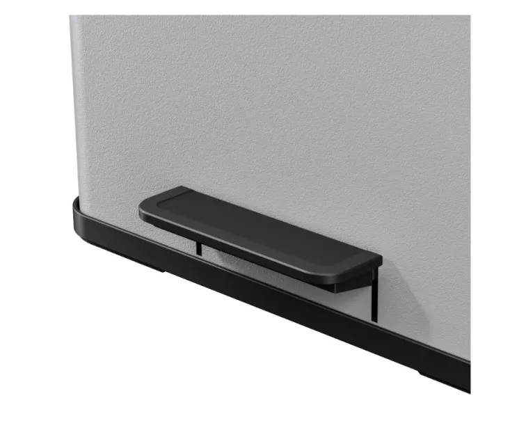 Мусорный контейнер с педалью Eco duo L / 2x14 л / светло-серый