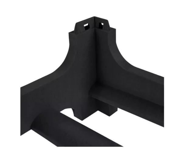 Wine rack Rico for 6 bottles 60x28x14 cm black
