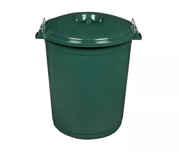 Atkritumu tvertne Mega 70L Hugo Ø55x60,5cm tumši zaļa