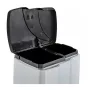 Pedalinė šiukšlių rūšiavimo dėžė 7+15 l Gunnar 39,5x29x43,5 cm, šviesiai sidabrinė