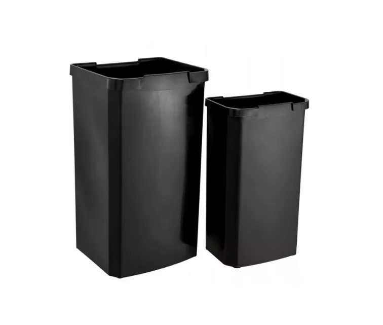 Pedalinė šiukšlių rūšiavimo dėžė 7+15 l Gunnar 39,5x29x43,5 cm, šviesiai sidabrinė