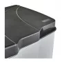 Pedalinė šiukšlių rūšiavimo dėžė 7+15 l Gunnar 39,5x29x43,5 cm, šviesiai sidabrinė