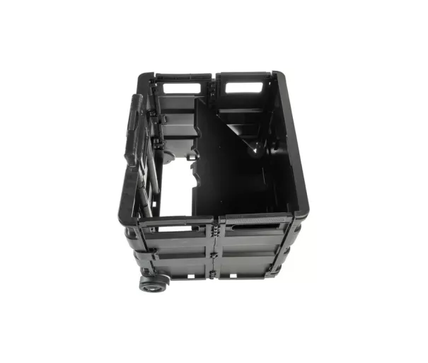 Iepirkumu ratiņi salokāmi ar kravnesību līdz 35kg Olli 65L 42x40,5x38cm melni