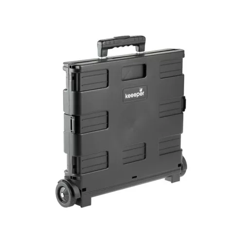 Складная тележка для покупок грузоподъемностью до 35 кг Olli 65L 42x40,5x38см черная