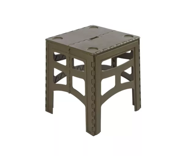 Sulankstomas lauko stalas M, kurio keliamoji galia iki 80 kg, Timo 46,5x44,5x55cm, alyvuogių spalvos