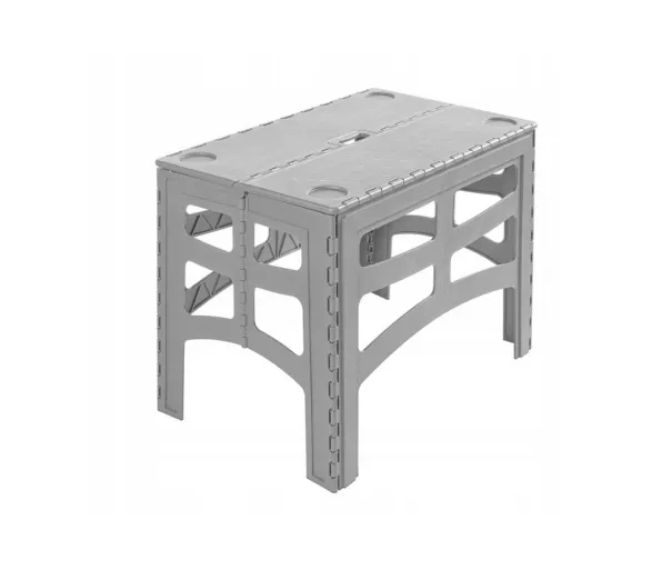 Складной уличный стол L грузоподъемностью до 80 кг Timo 70x45x55см серый