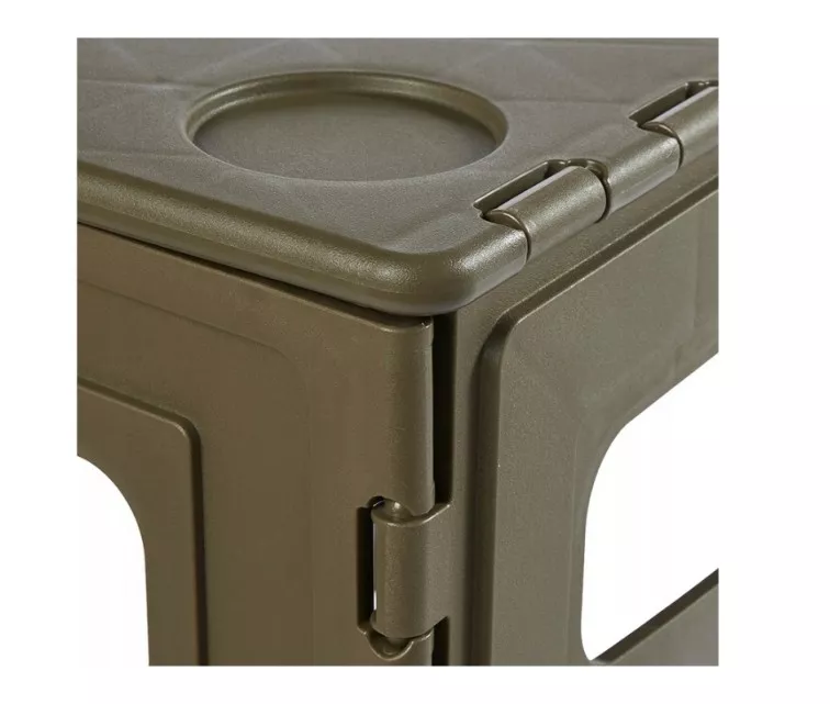 Складной уличный стол L грузоподъемностью до 80 кг Timo 70x45x55 см оливковый