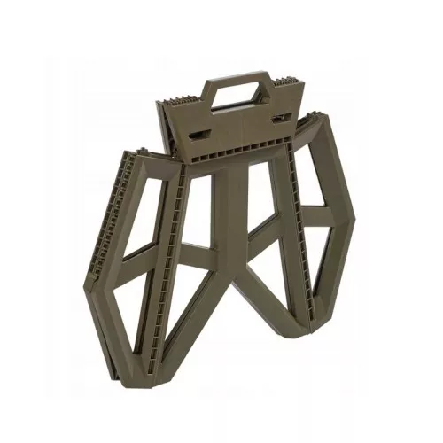 Salokāms āra krēsls ar kravnesību līdz 120kg Tom 29x20x39cm olīvu krāsā