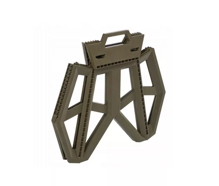 Salokāms āra krēsls ar kravnesību līdz 120kg Tom 29x20x39cm olīvu krāsā