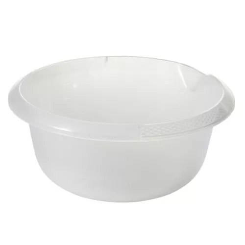 Round bowl 2,5L Björk Ø24x10cm transparent